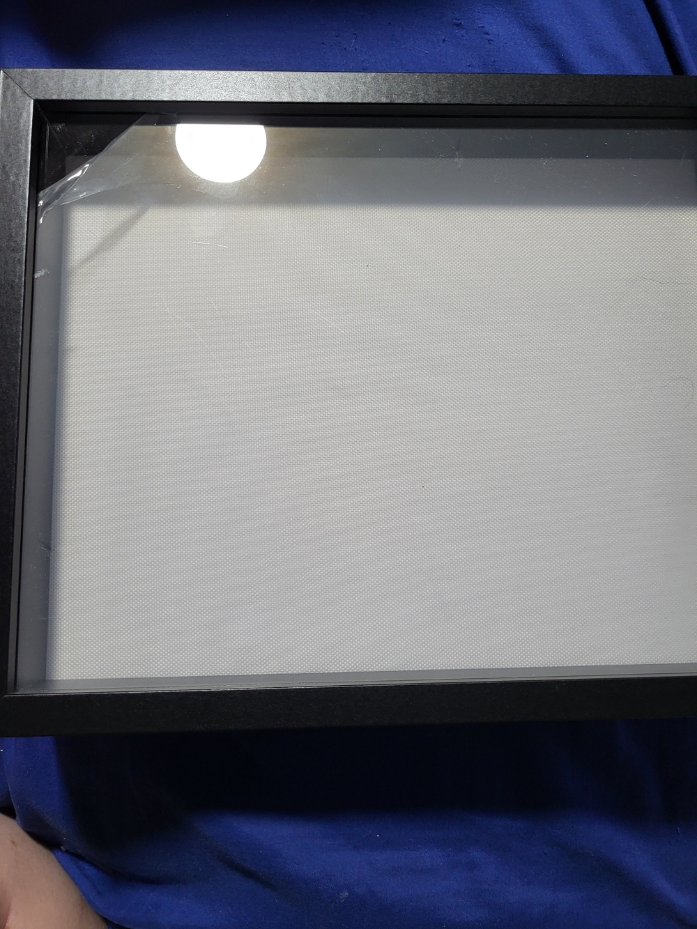 Black Tablet Display Frame Shadow Box